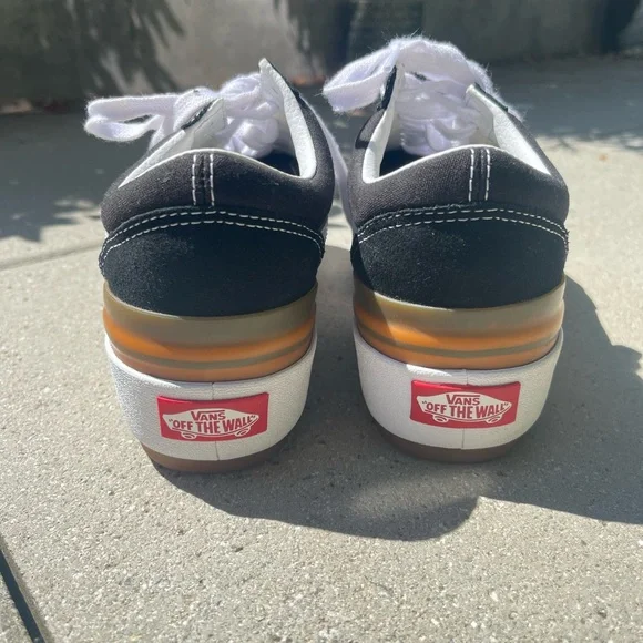 Vans Old Skool Platform Stacked Sneaker Size 7.5 - Picture 2 of 5